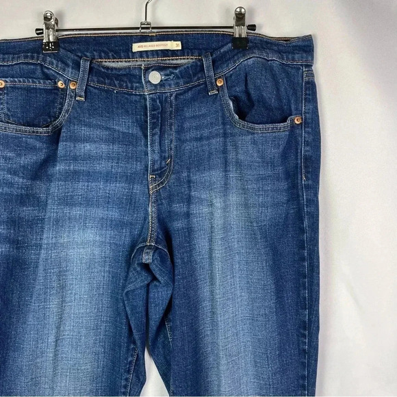Levi's 415 Blue Wash Relaxed Bootcut Jeans 31 - Picture 3 of 4